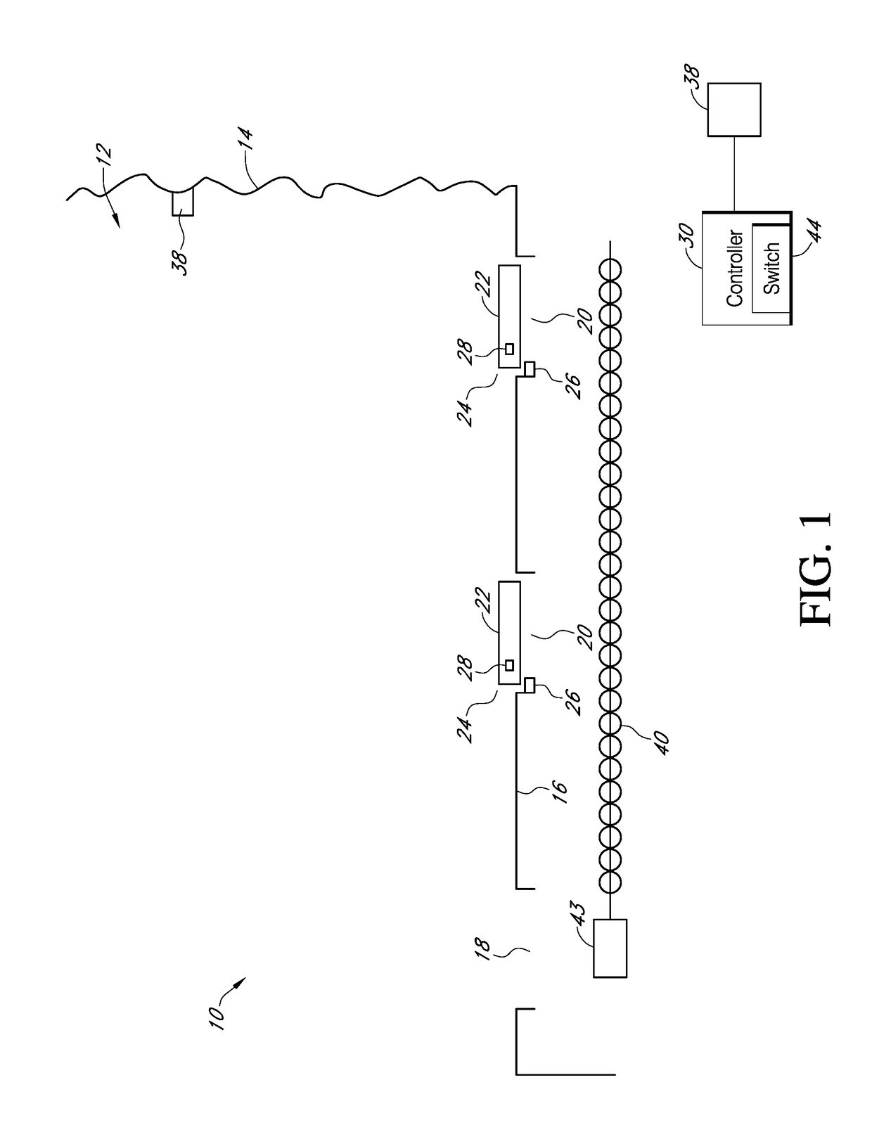 Intermediate sump warning system