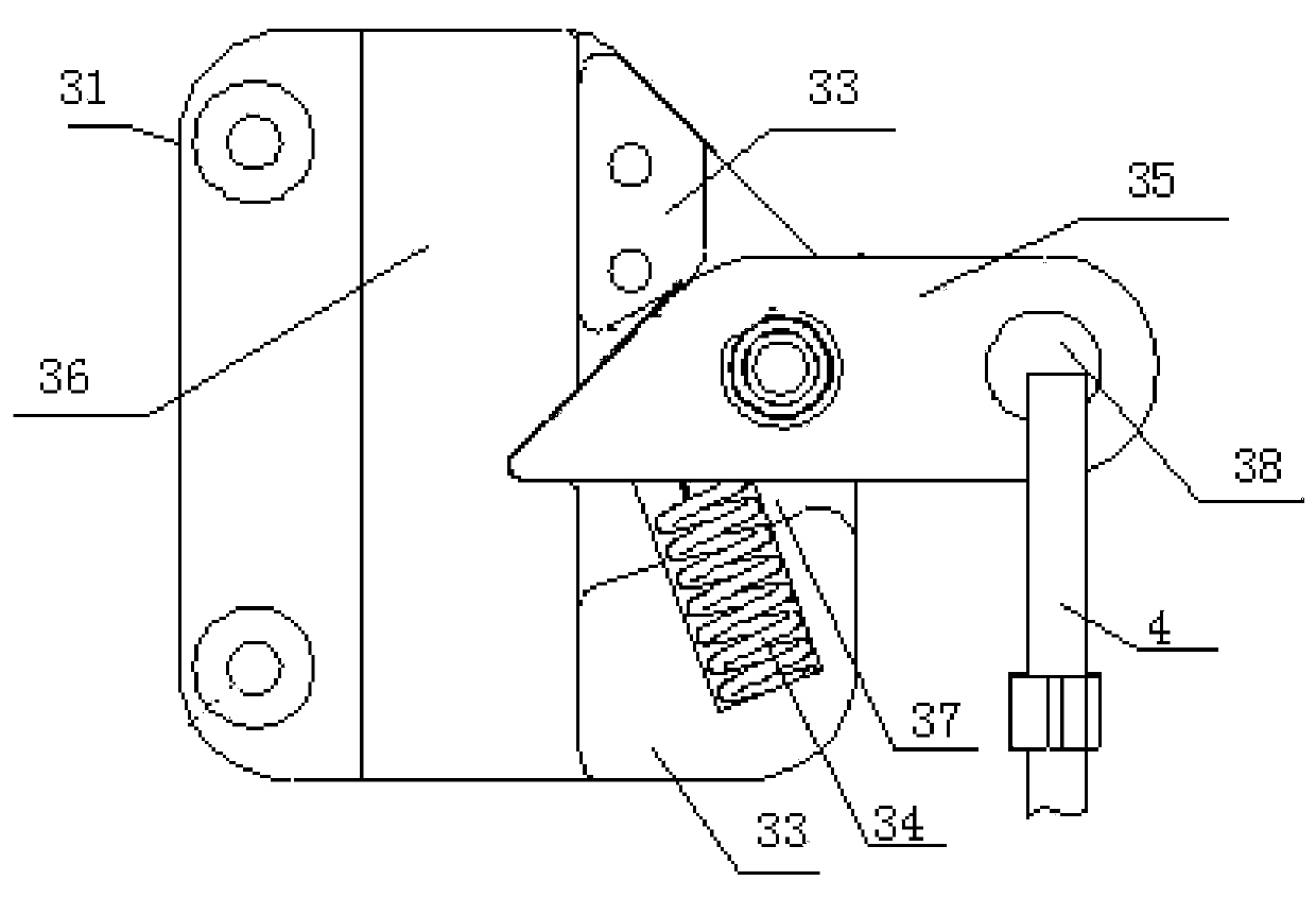 Efficient track brake anti-drop device