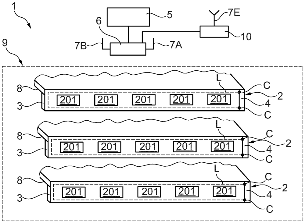 Electronic shelf tag system with standardized radio communication protocol