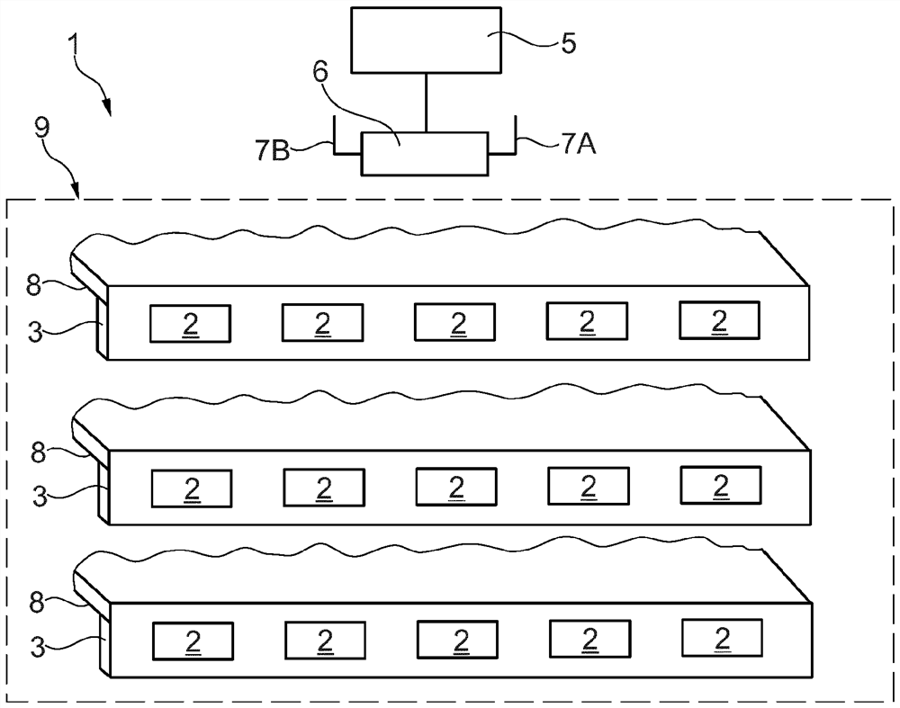 Electronic shelf tag system with standardized radio communication protocol