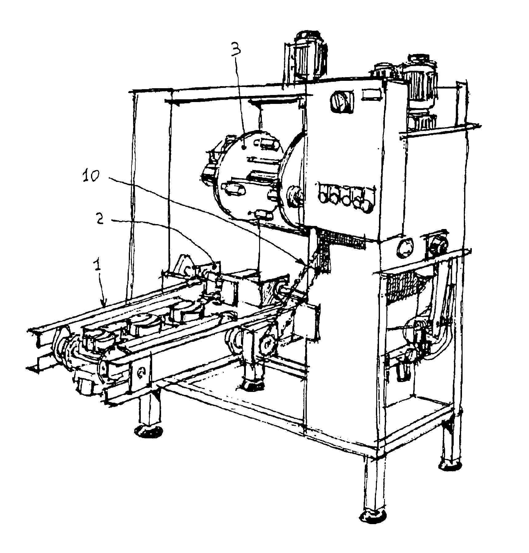 Machine for the industrial peeling of citrus fruits