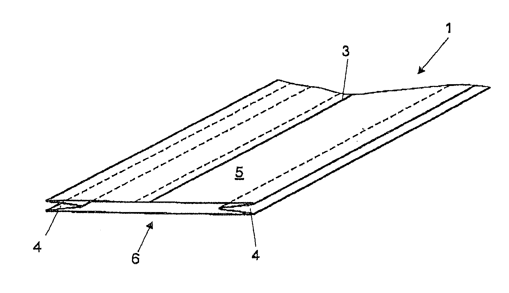 Side fold sack with roll bottom