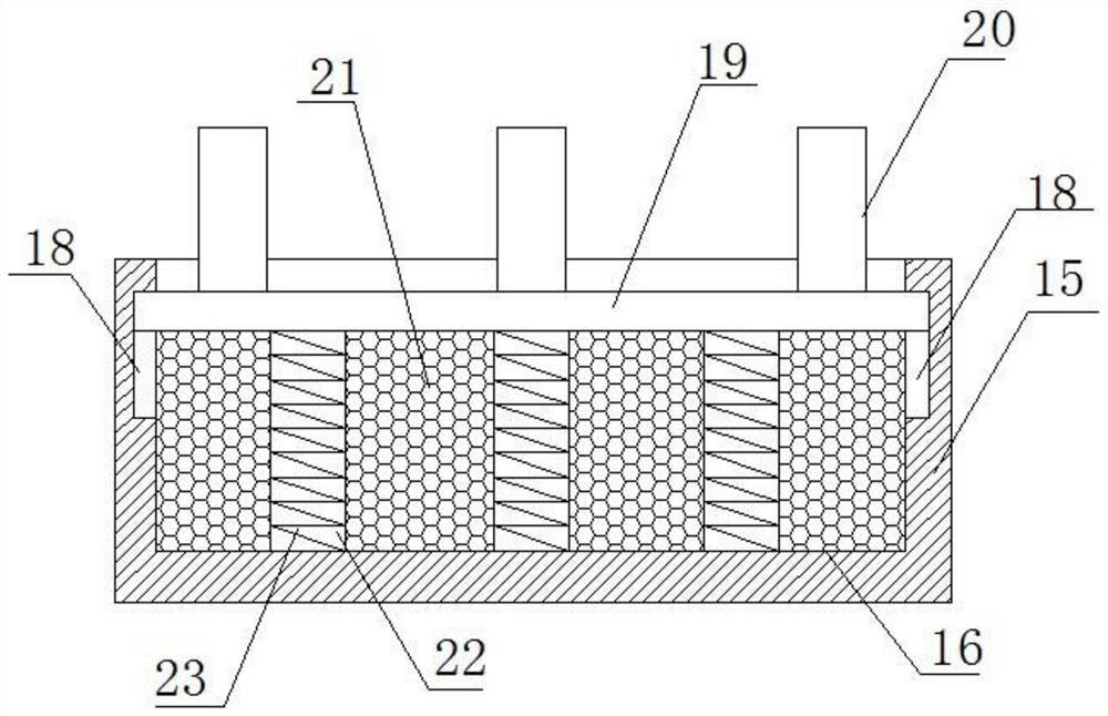 A mechanical parts transportation device that can protect the shock absorbing mechanism