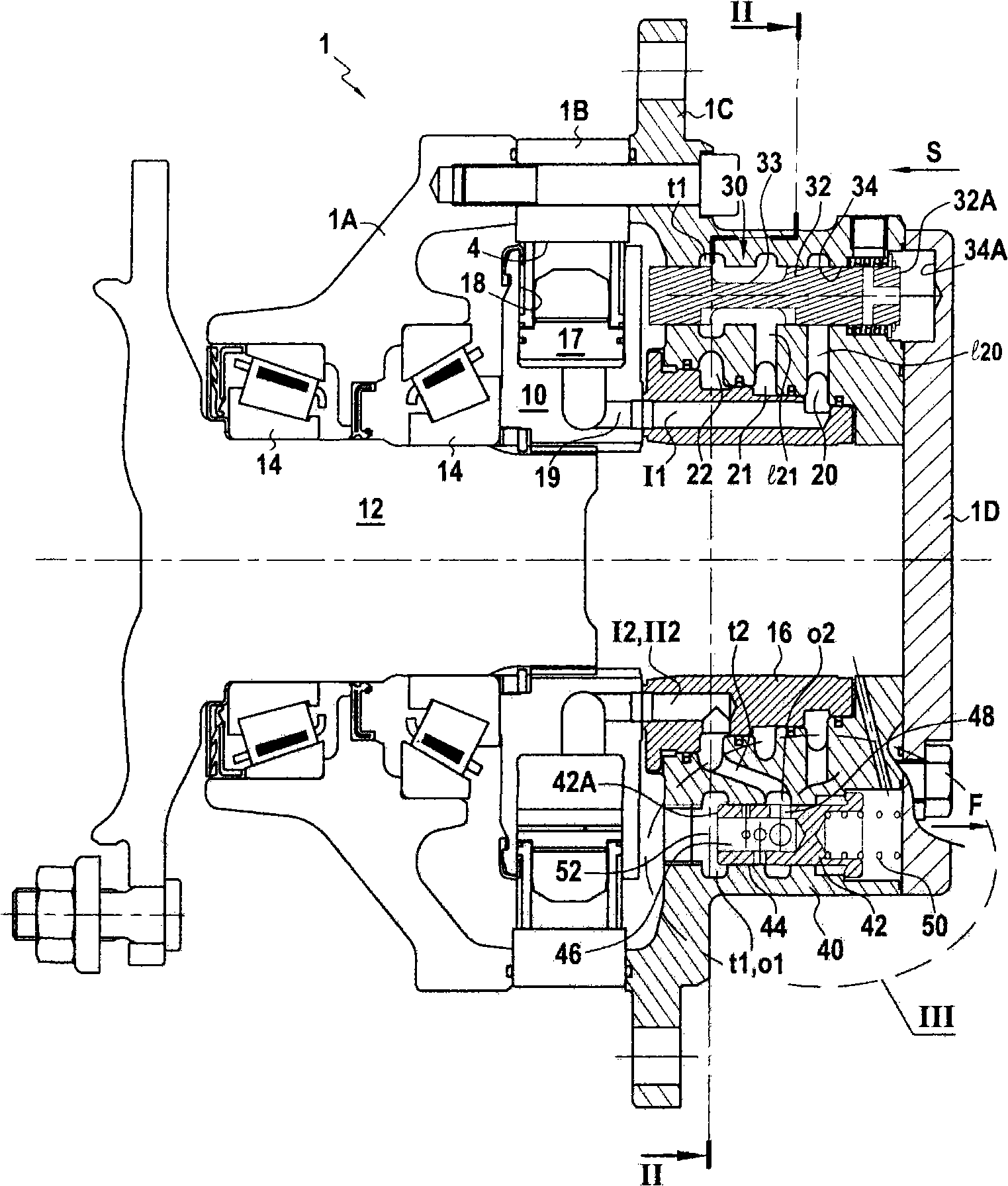 Device for managing the displacement of a hydraulic motor or a group of hydraulic motors