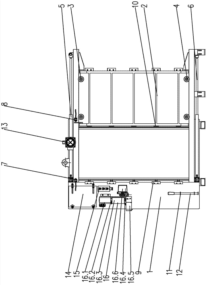 Hydraulic sliding type watertight door for boat