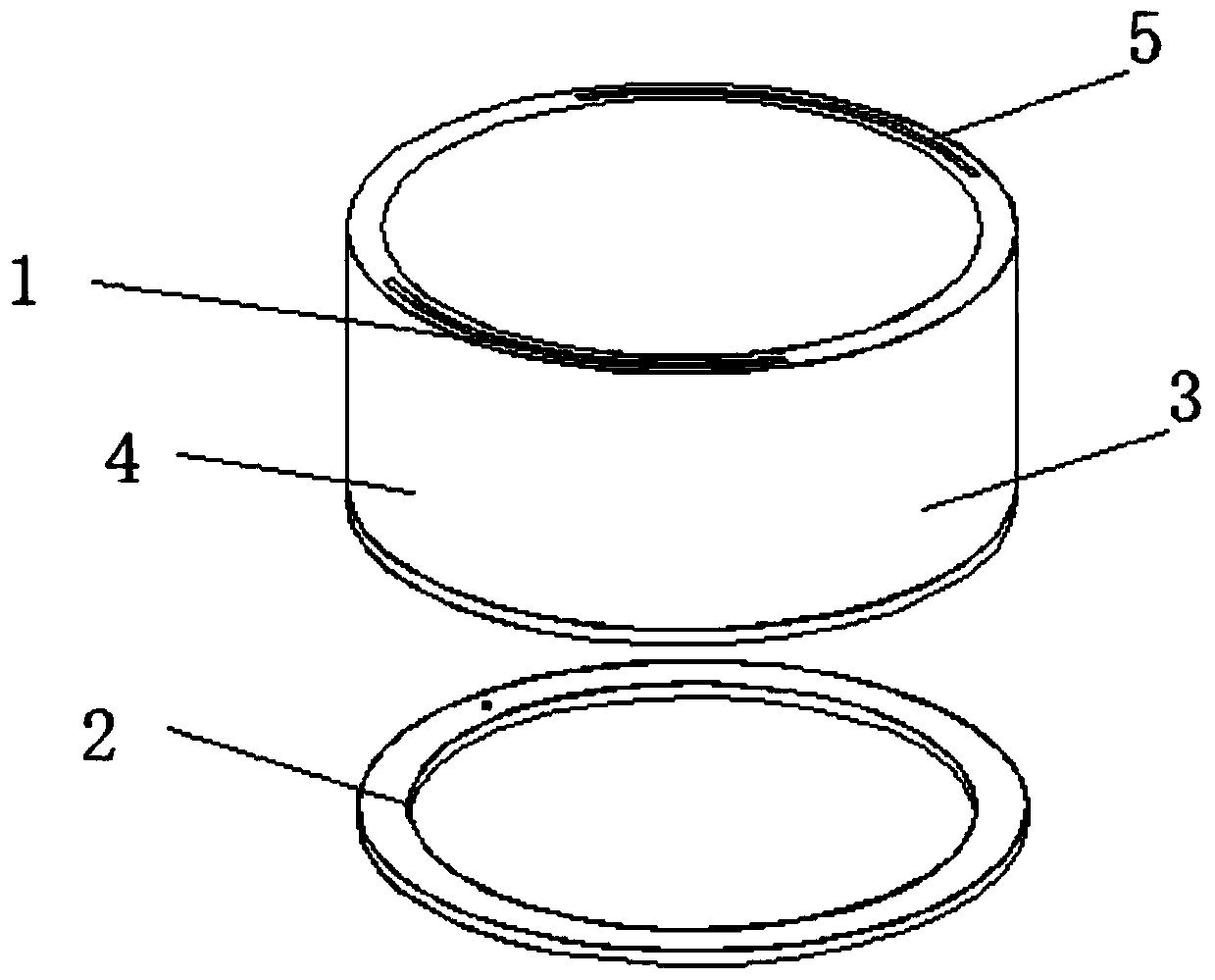 Built-in loop monopulse antenna