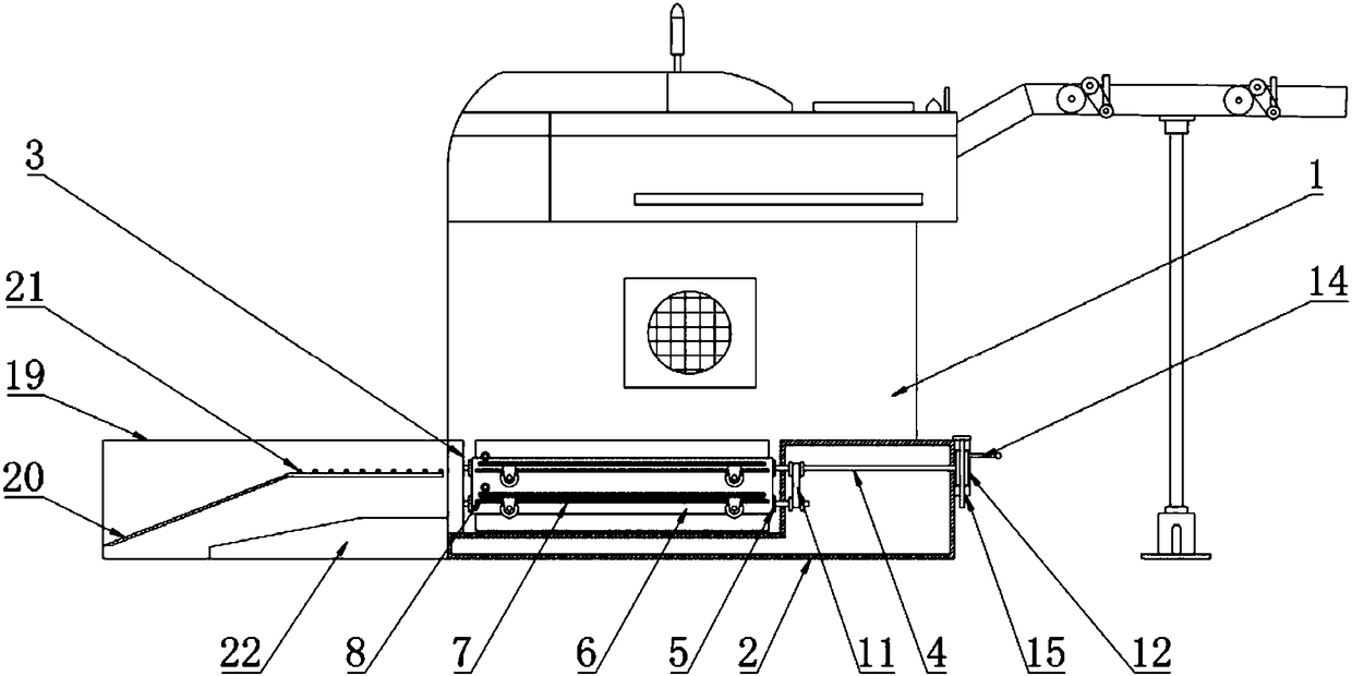 Drawing machine for spinning