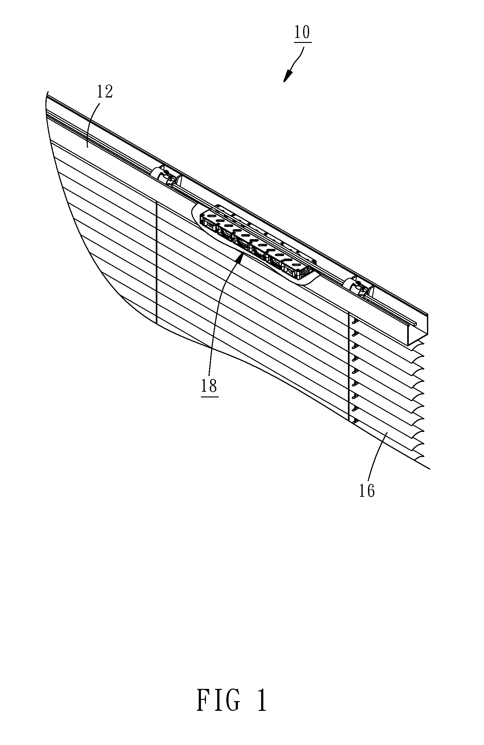 Blind body positioning mechanism for non pull cord window blind and window blind using same