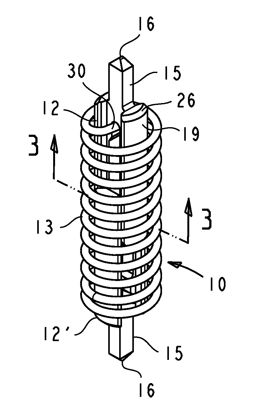 Contact probe with conductively coupled plungers