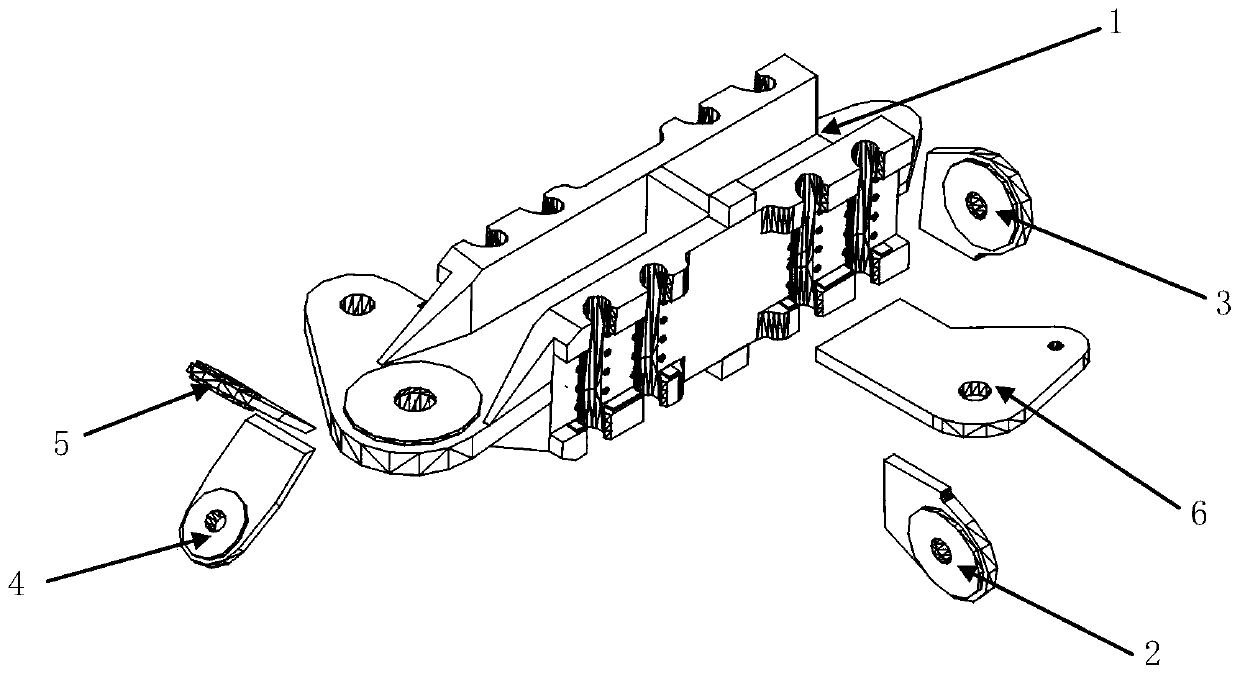 Welding manufacturing method for large cast-weld structure ring cable clamp