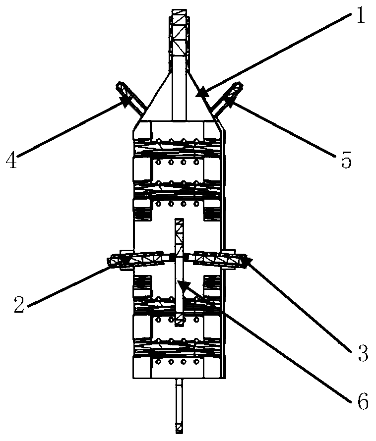 Welding manufacturing method for large cast-weld structure ring cable clamp