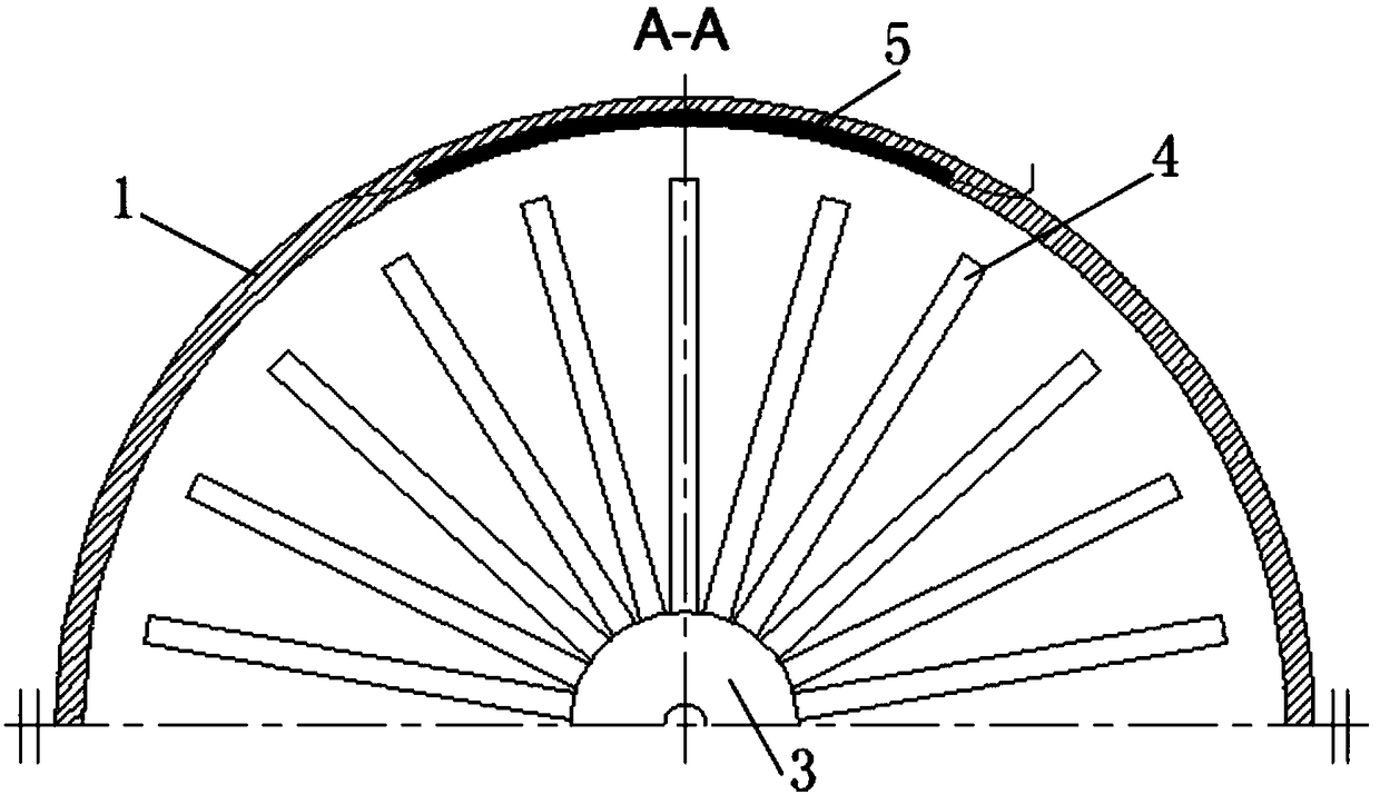 A device and method for real-time measurement of flow field distribution at the tip of a compressor