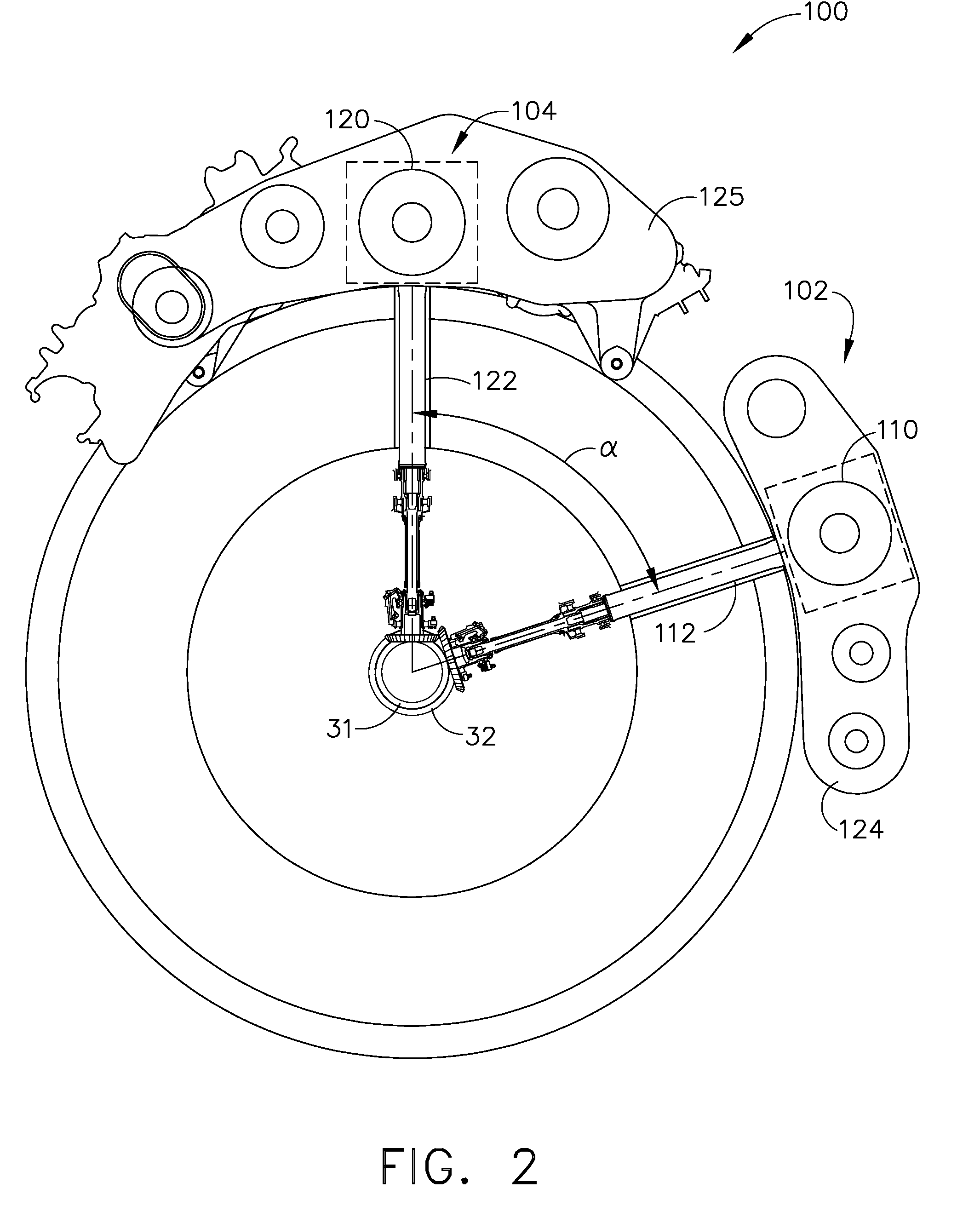 Power take-off system and gas turbine engine assembly including same