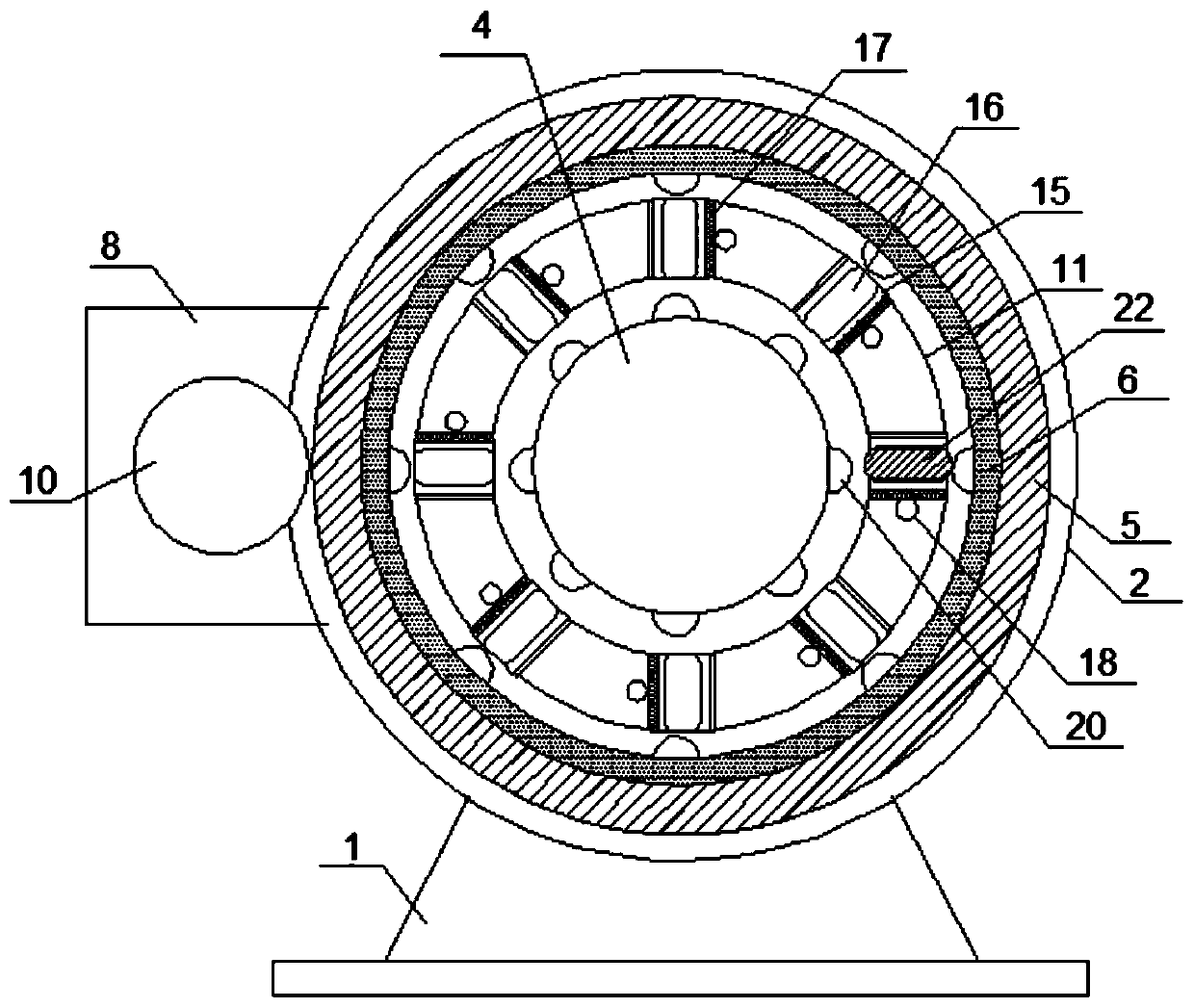 Double-sided grooving device for jade processing