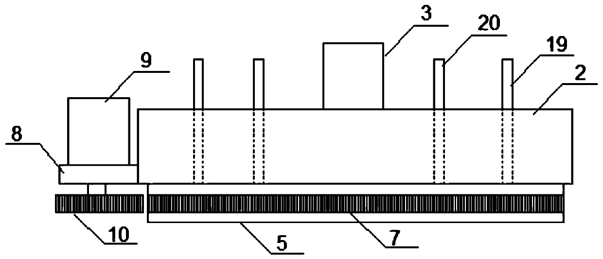 Double-sided grooving device for jade processing