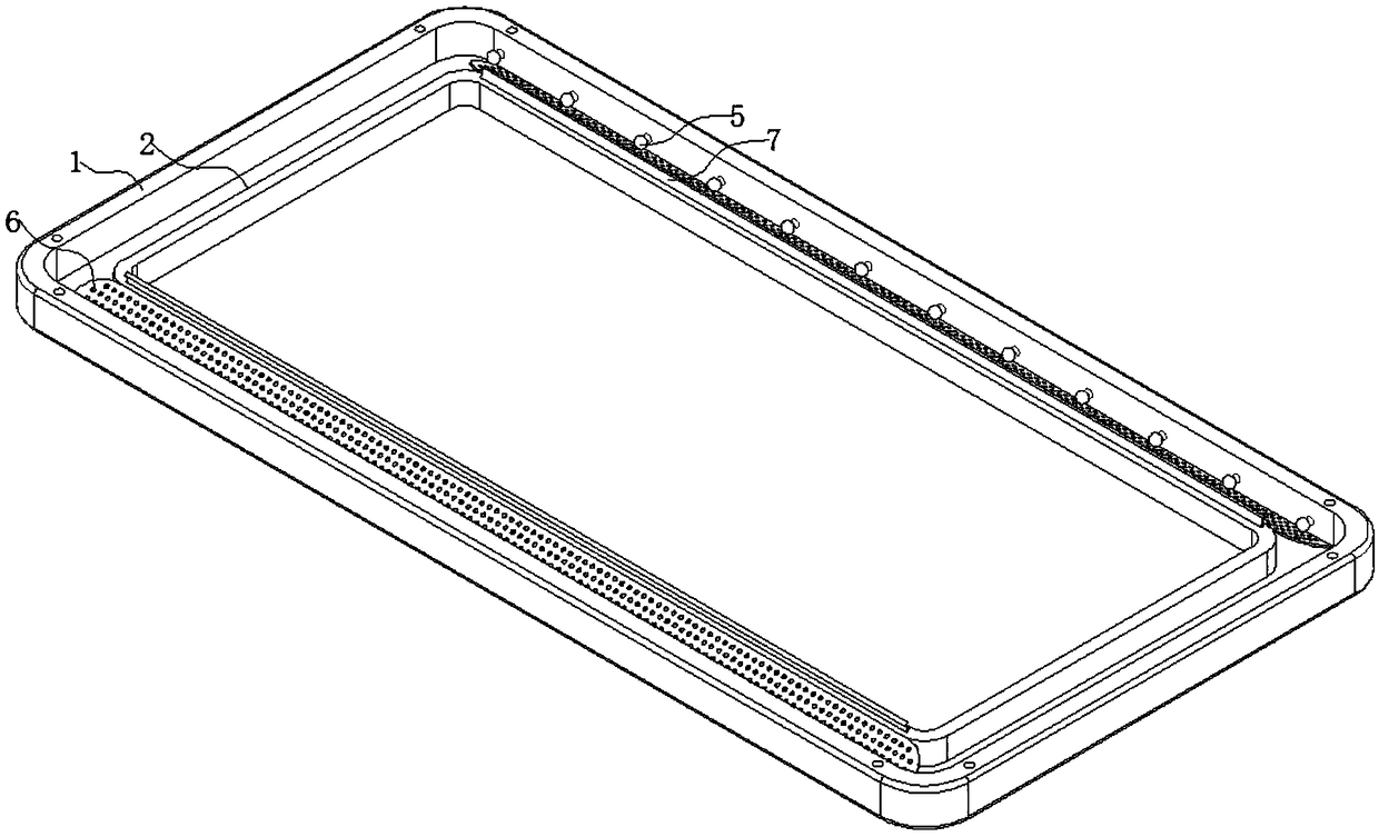 A picture frame for reducing direct ultraviolet irradiation