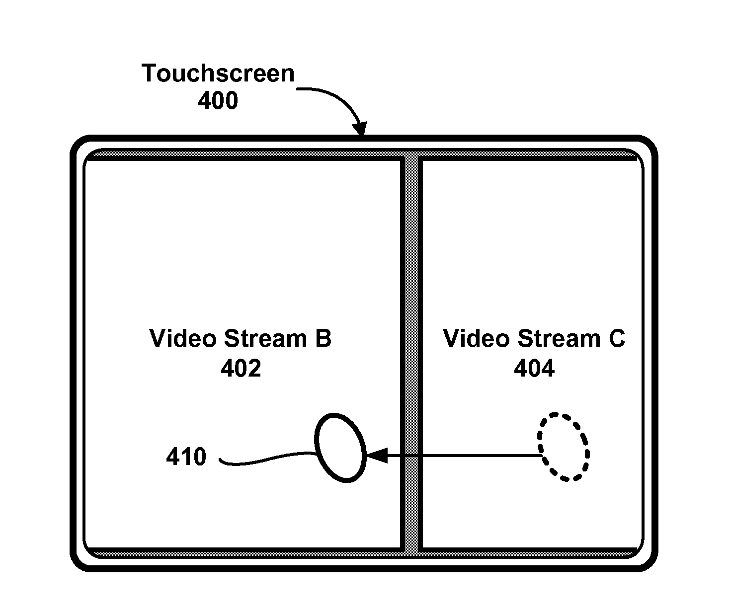System and method for switching between media streams while providing a seamless user experience