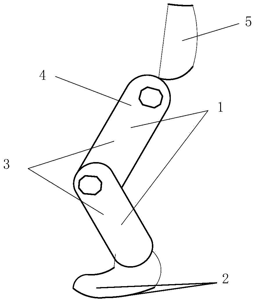 Motion intention recognition device for lower extremity exoskeletons and method thereof