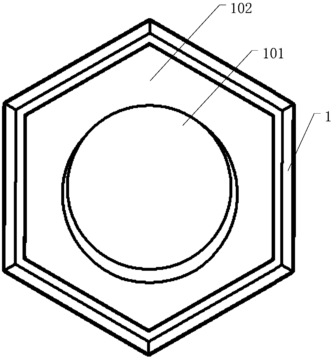 Combined-type loose-proof nut