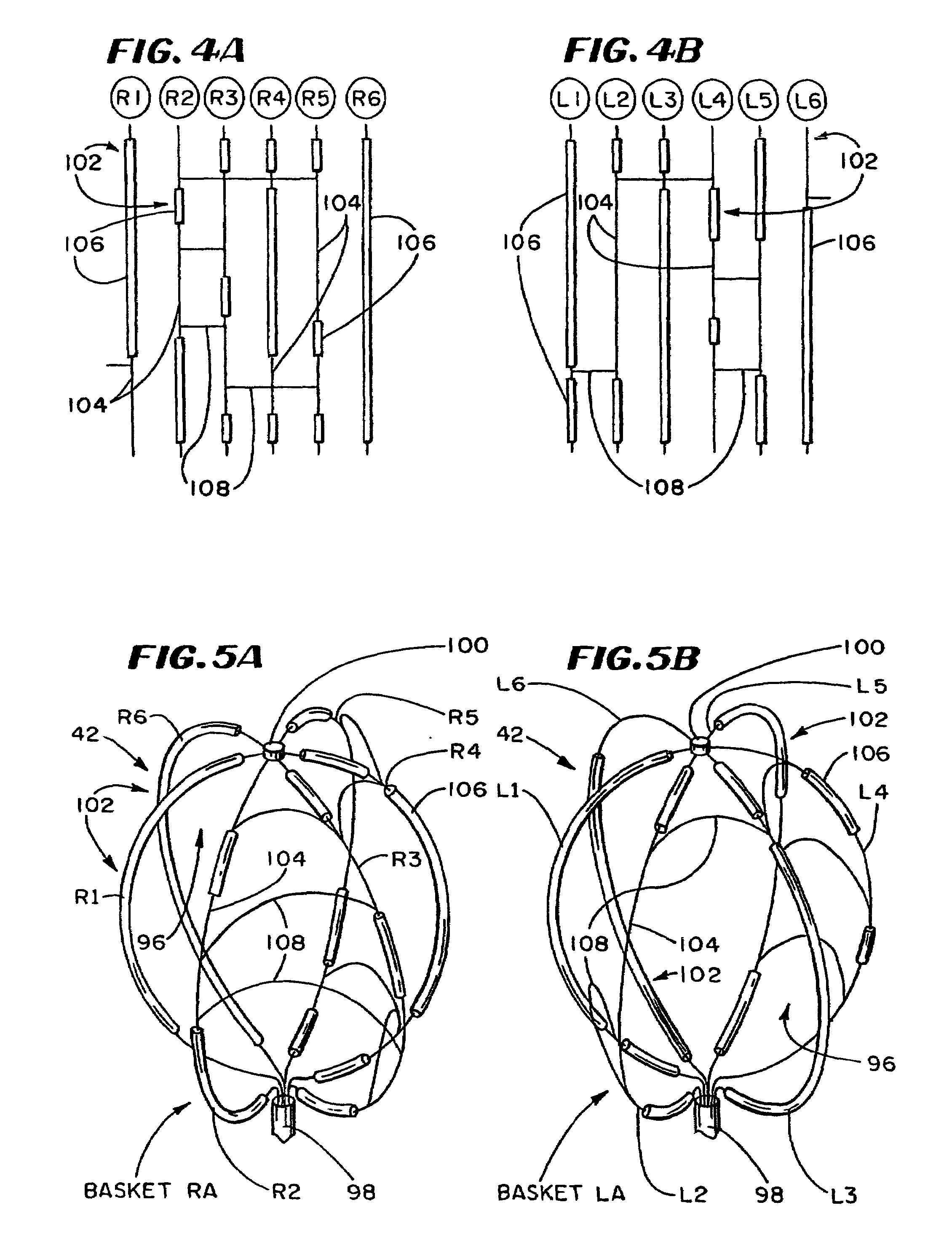 Composite structures and methods for ablating tissue to form complex lesion patterns in the treatment of cardiac conditions and the like