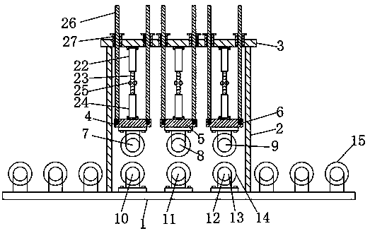 Automatic high-efficiency burr removing device