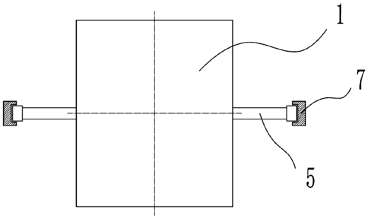 A horizontal elevator with car side arms