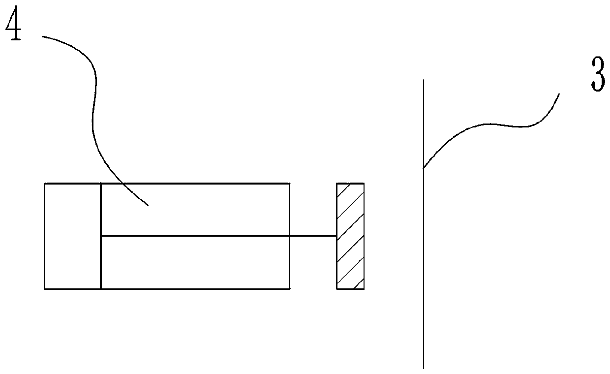 A horizontal elevator with car side arms