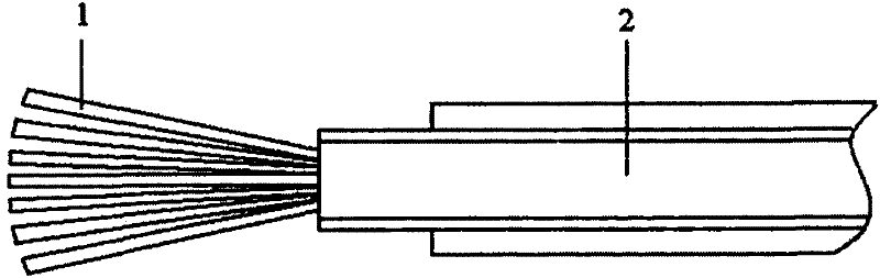 Cascading type fiber laser