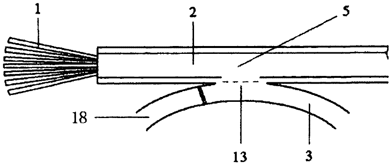 Cascading type fiber laser