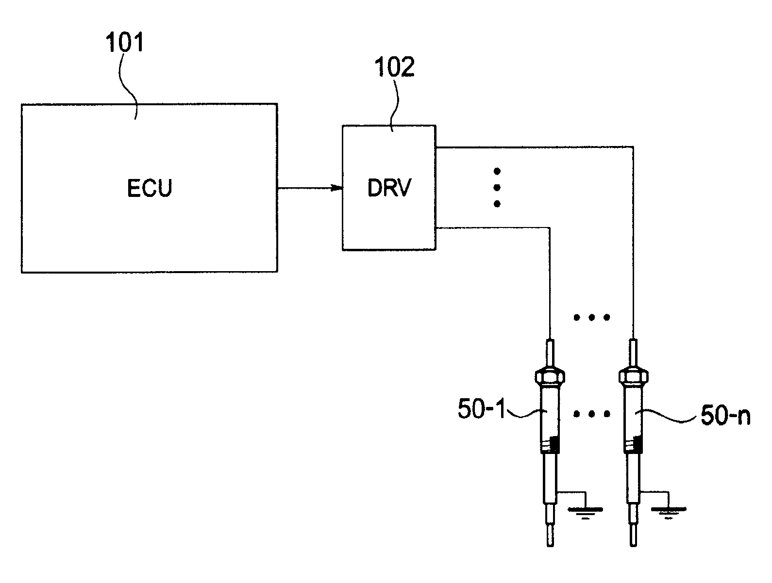 Drive control method for glow plugs