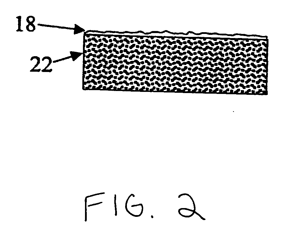 Acoustical panel coating and process of applying same