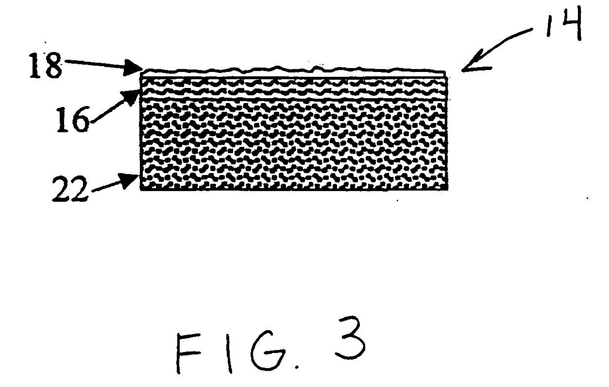 Acoustical panel coating and process of applying same