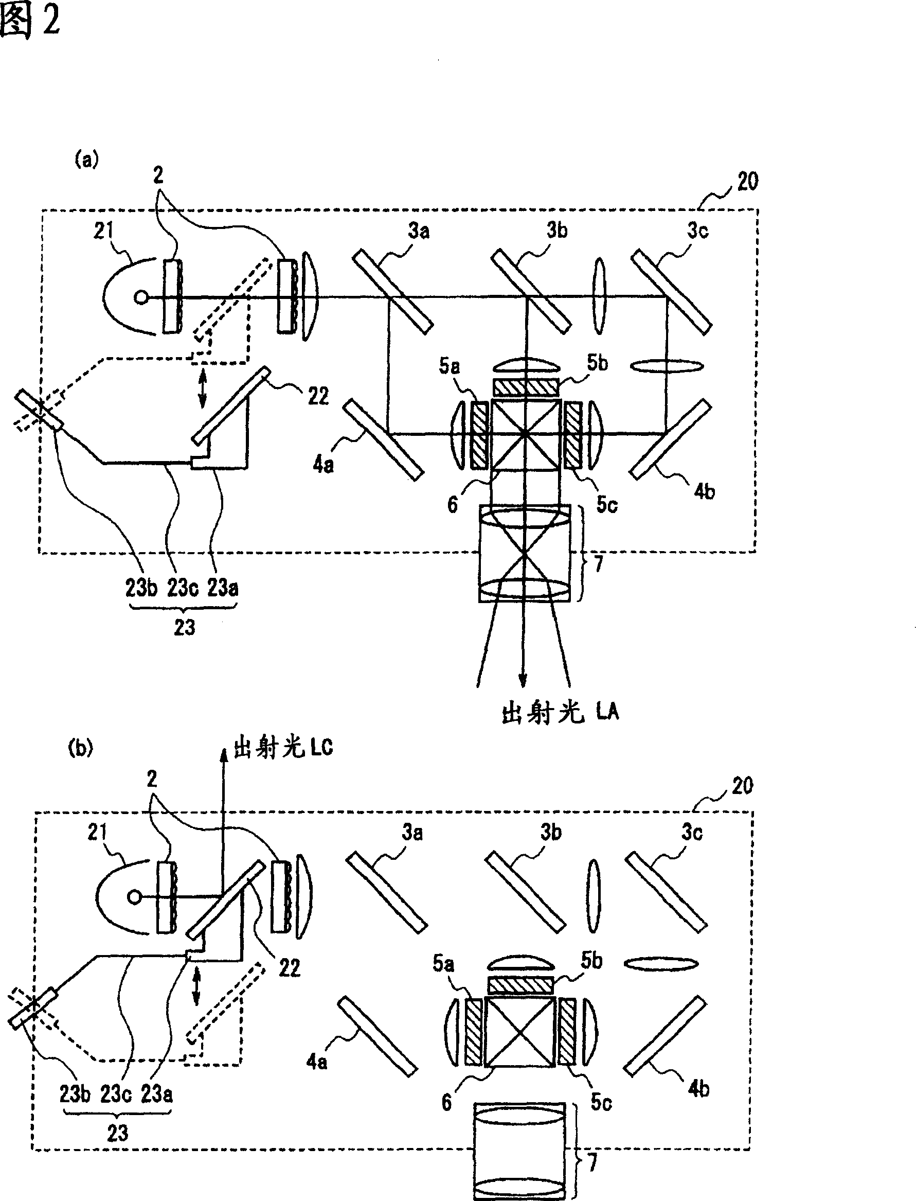 Two-dimensional image forming device