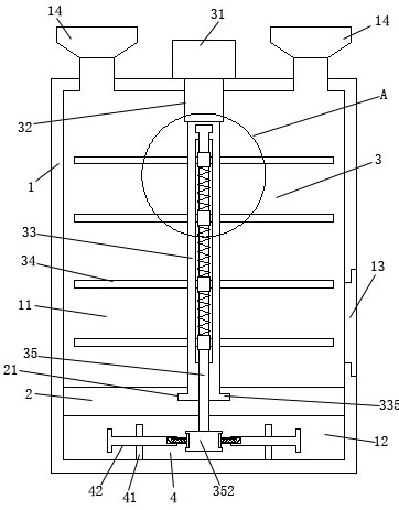 Locating type broccoli processing and smashing device