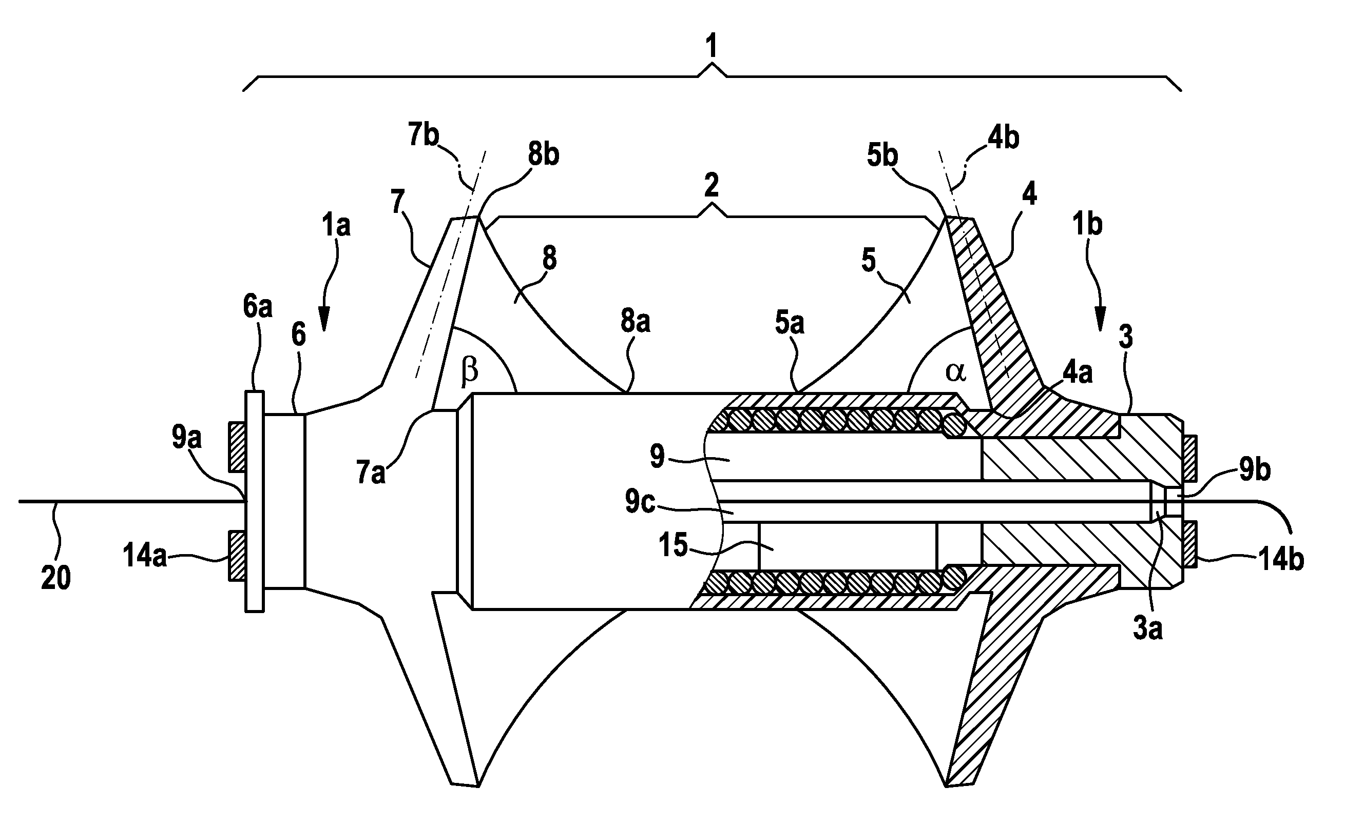 Implantable electrode line