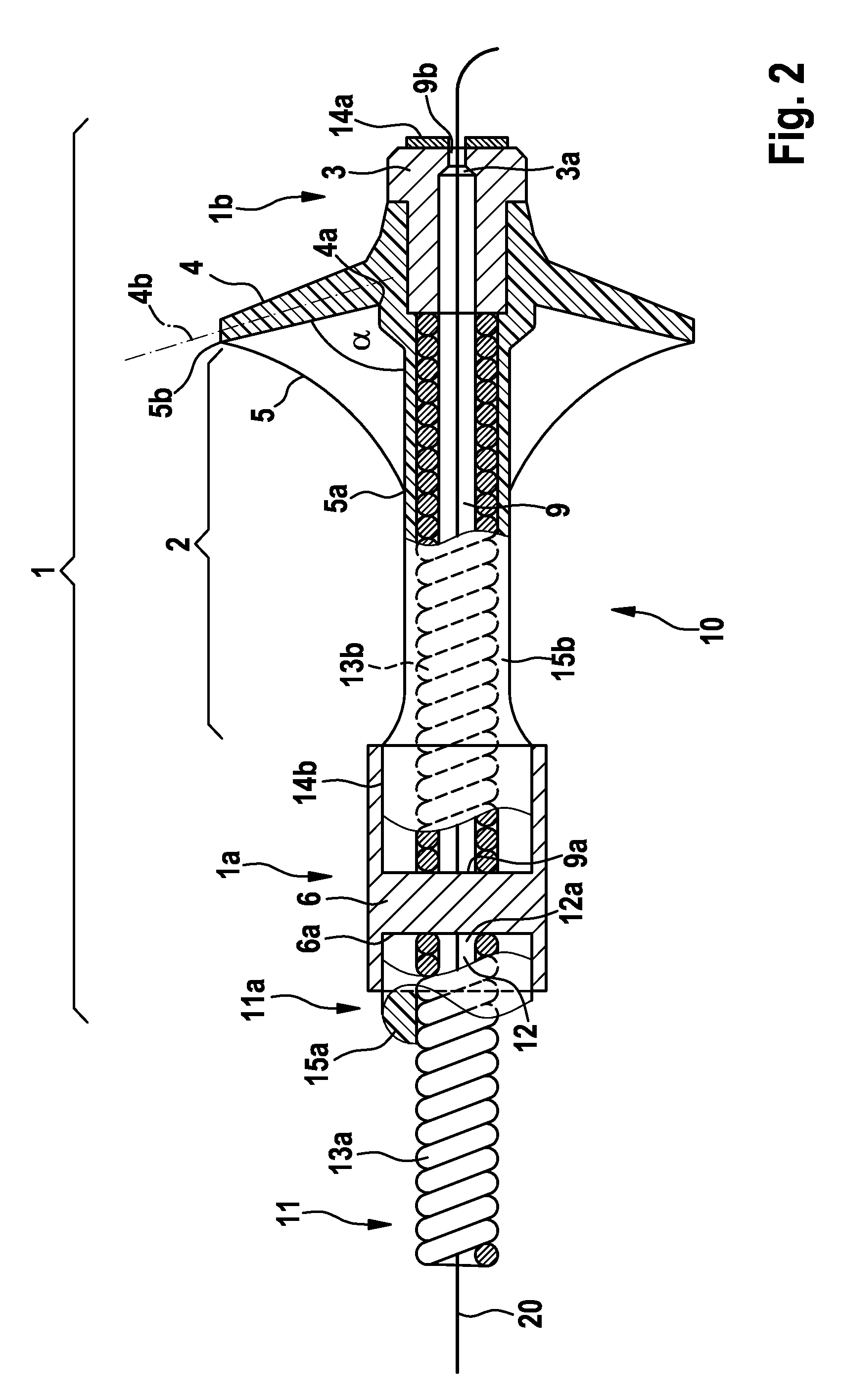 Implantable electrode line