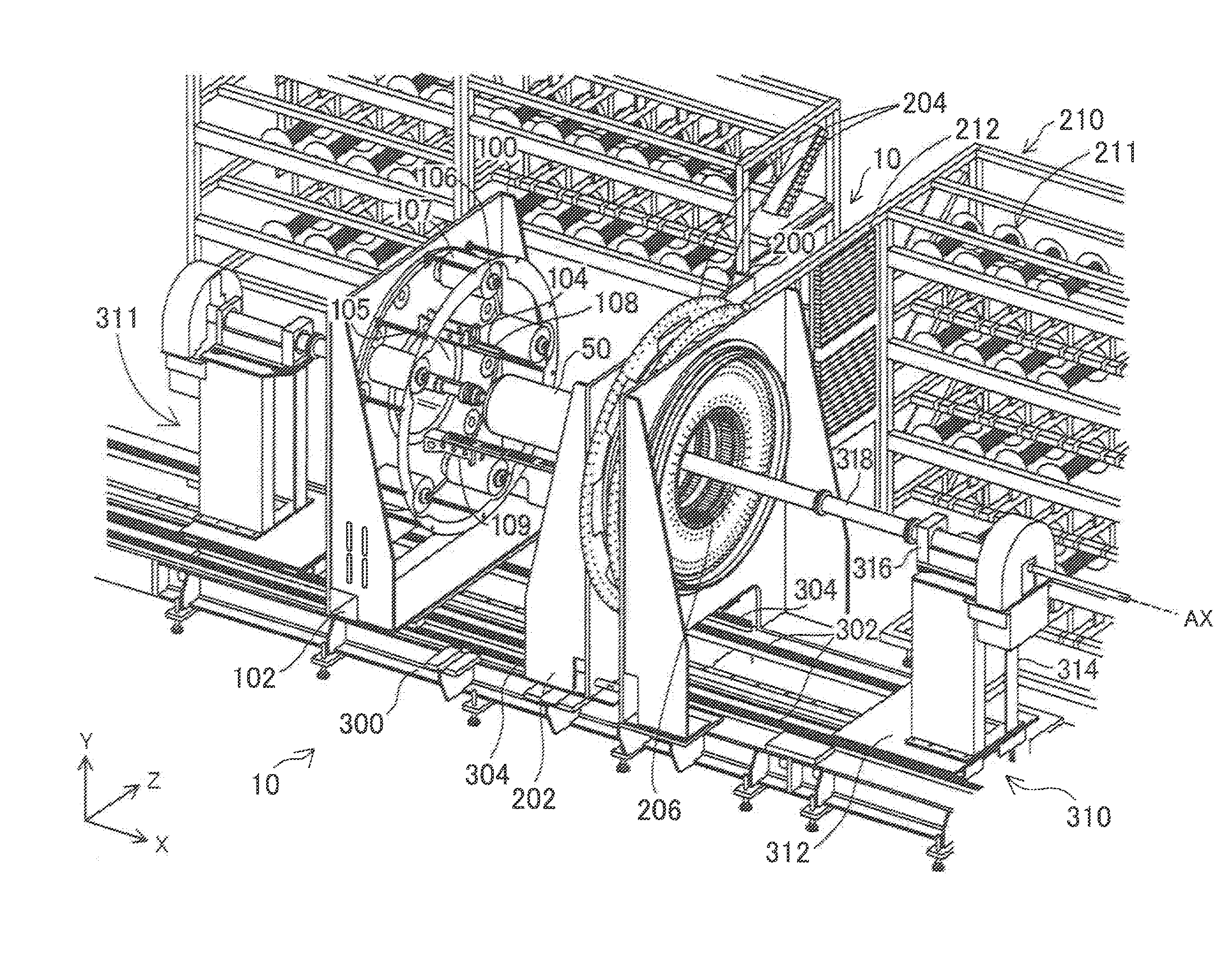 Tank manufacturing method, helical winding device, and filament winding apparatus