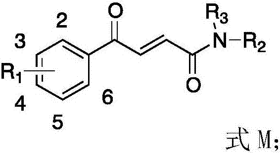 Application of 4-oxo-2-crotonamide derivative to preparation of bacteriostatic agents