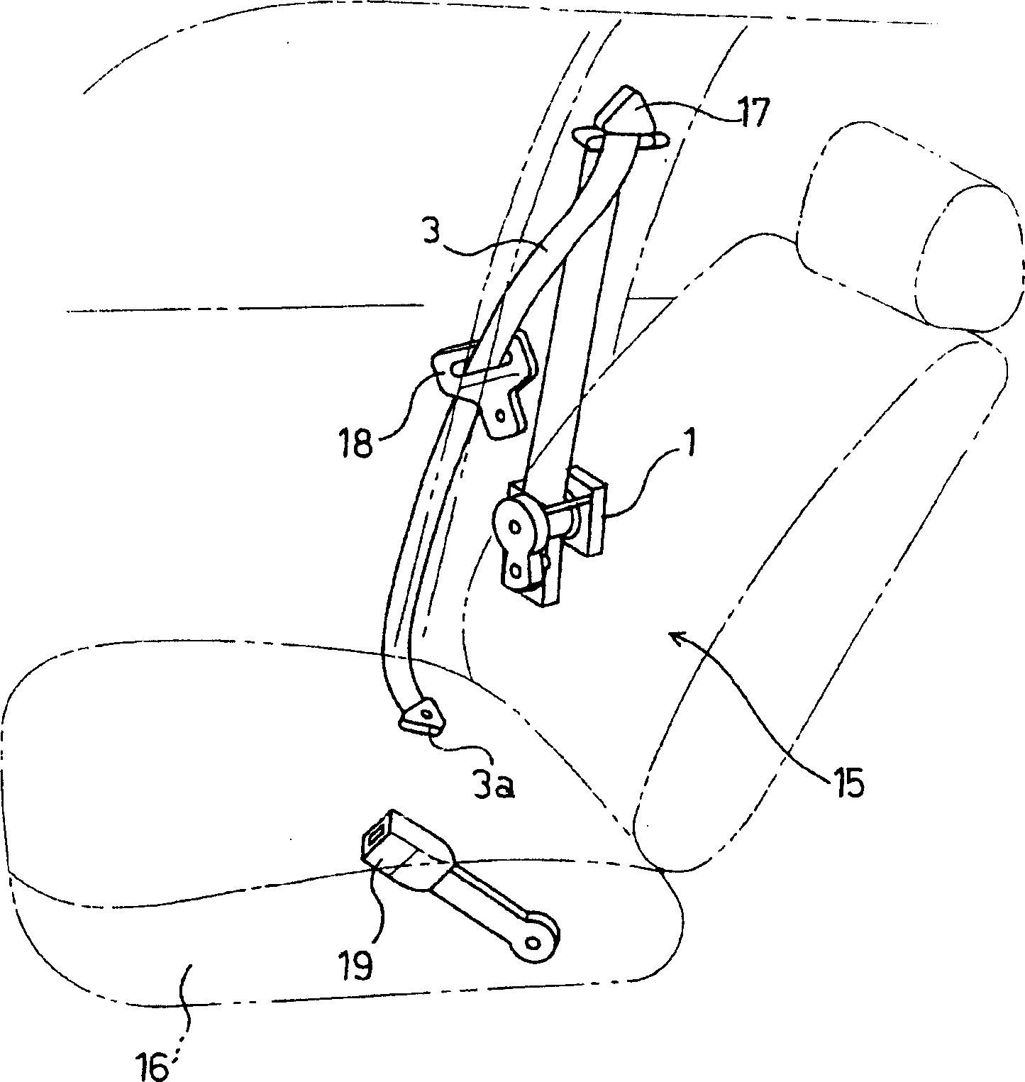 Seatbelt retractor and seatbelt apparatus using the same