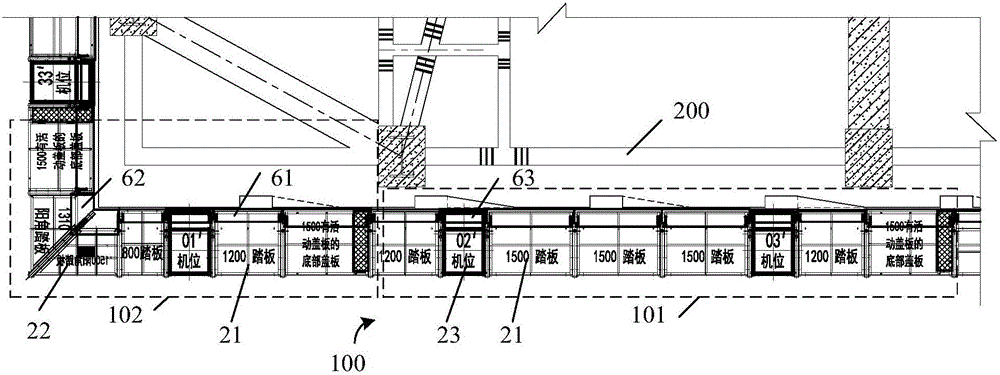 Flame-retardant assembled overall lifting scaffold and its disassembly method