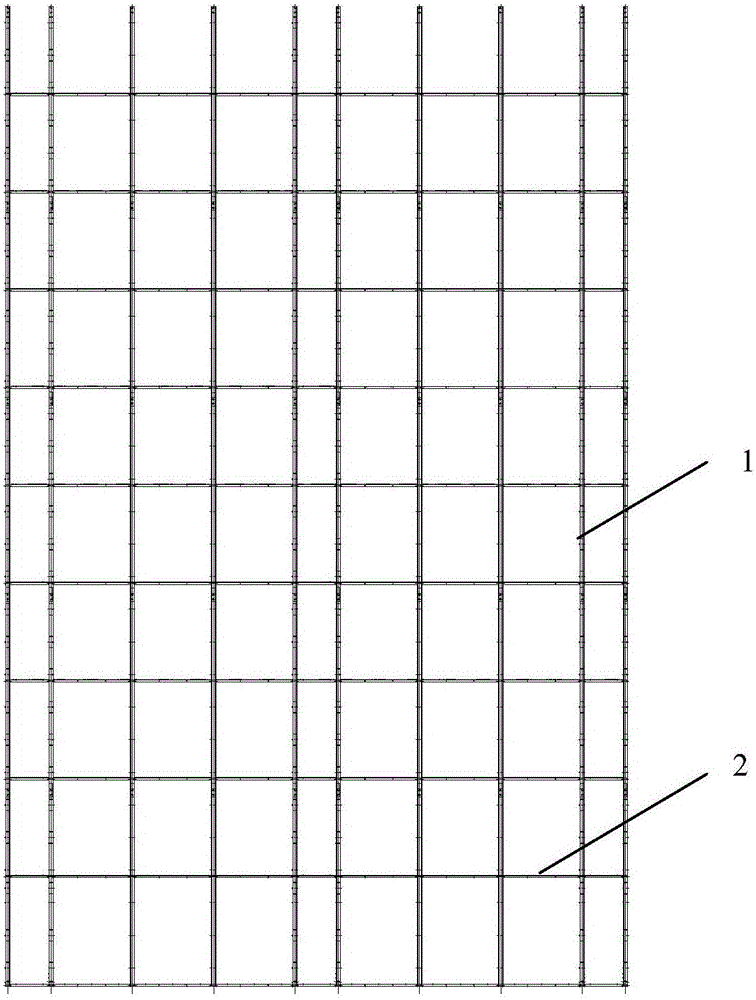 Flame-retardant assembled overall lifting scaffold and its disassembly method