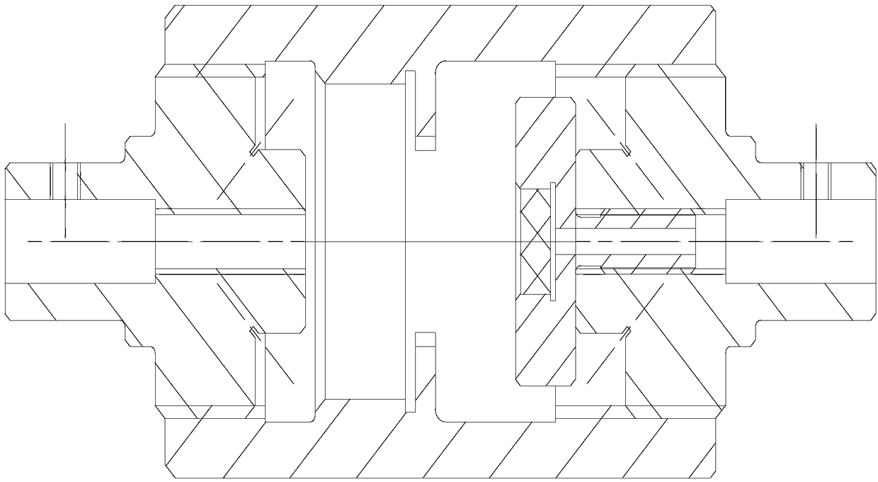 Structure for testing, adjusting and data collecting of products in closed space under normal temperature environment