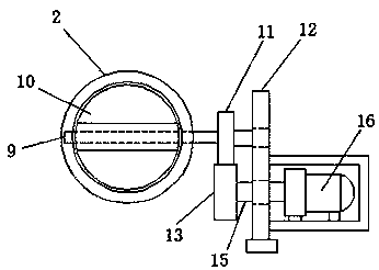 Intelligent control device for flow of three-way valve