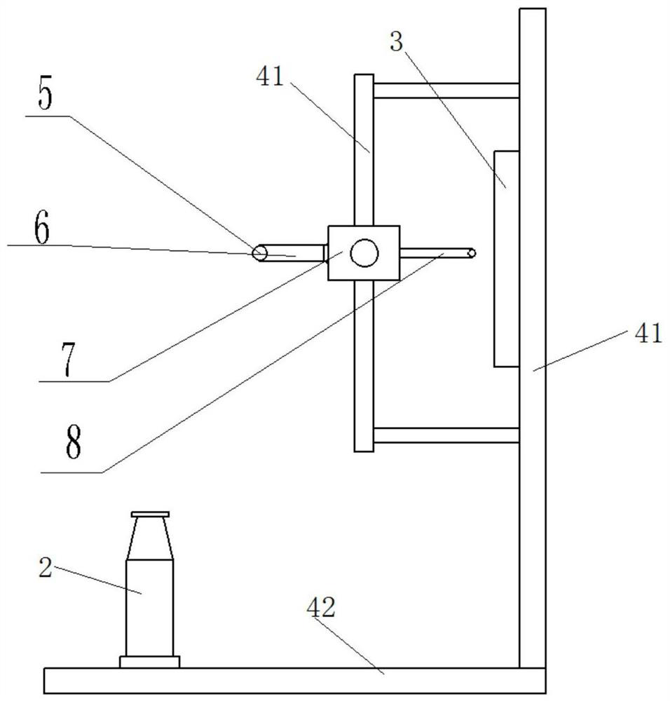 Dynamic and static calibration device and dynamic and static calibration method for laser tracker