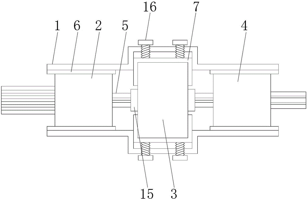 Bus storage-variable connection structure