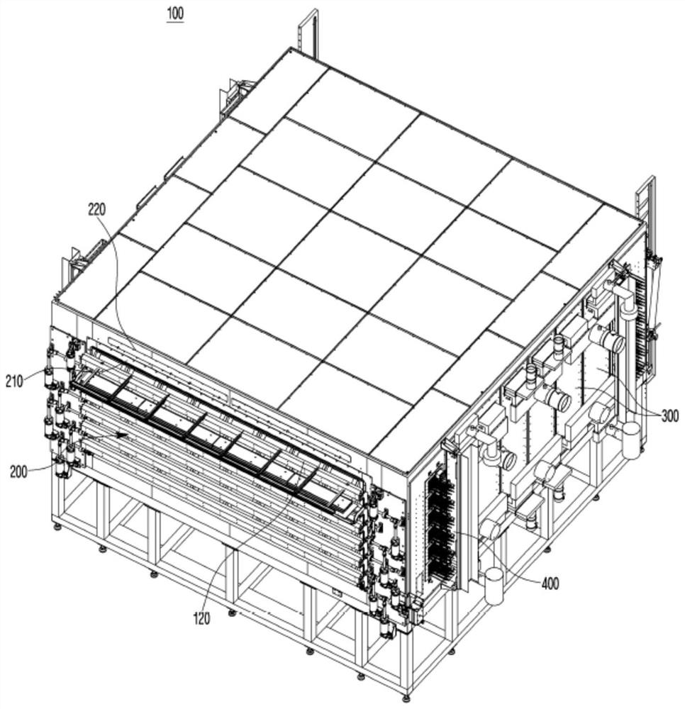 Chamber cooling unit of heat treatment furnace