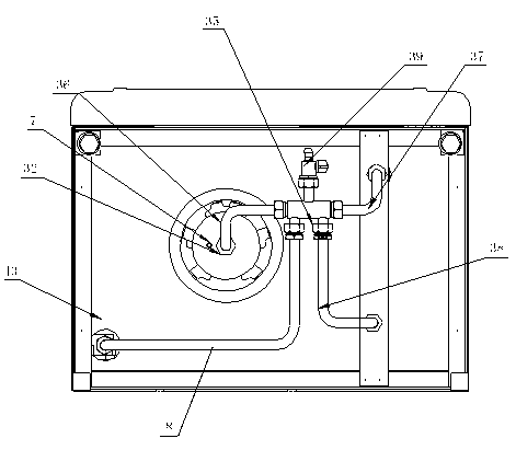 Household intelligent central hot-water system