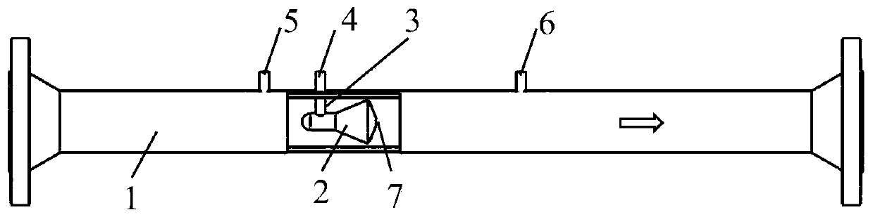 A v-cone flowmeter with bionic microstructure on the surface