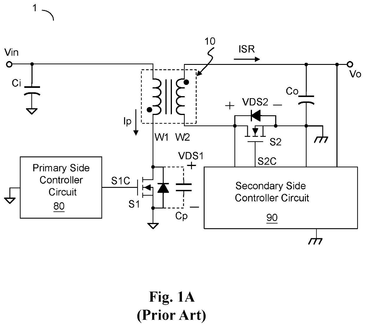 Switching controller circuit and method for controlling flyback power converter