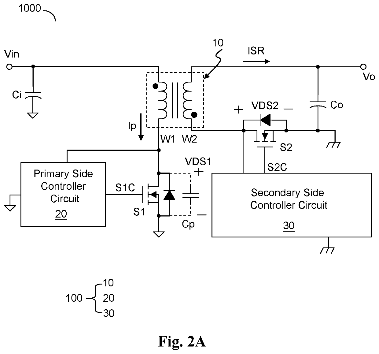 Switching controller circuit and method for controlling flyback power converter